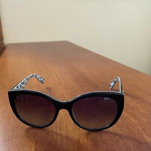 Dolce & Gabbana Cat Eye Black Sunglasses